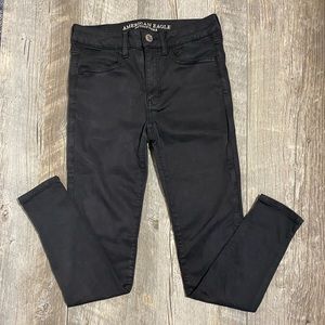 American Eagle black High Rise jeans